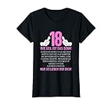 Damen 18.Geburtstag TShirt Teenager 18 Jahre Wie Geil Ist Das Denn T-S