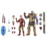 Hasbro Marvel Legends Series 15 cm große Iron Man Mark 85 gegen Thanos Figuren 2er-Pack, Infinity Saga, Premium-Design und 8