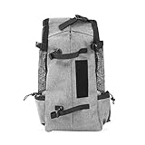 PETCUTE Hundetasche Hundetransporttasche Tragetasche für Hunde Katzen Wanderrucksack Seite Atmungsaktives Netz Rucksack für Mittel Hunde Katzen bis zu 10 kg G