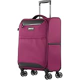 Stoff Koffer Handgepäck Reise Trolley March 1,7 kg Lila 55 cm Bowatex