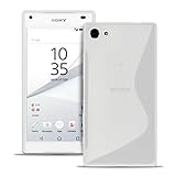 Handy-Hülle in Transparentes Weiß für Sony Xperia Z5 Compact | Ultra-Slim Case |