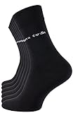 6 Paar Pierre Cardin® Herren Business-Socken, Baumwoll-Socken, Anzug-Socken - Schwarz - 43/46