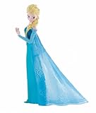 Bullyland 12961 - speelfiguur, Disney De ijskoningin - Frozen prinses Elsa, ca. 10 cm, ideaal als taartfiguur, detailgetrouw PVC-vrij, leuk cadeau voor kinderen om fantasierijke sp