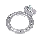 Drehbare Tischlager, strapazierfähig, Lazy Susan Drehteller großer TV-Drehteller mit Drehsockel, rund, 360 Grad drehbar, Aluminium-Legierung, rutschfeste Tisch-Hardware (Größe: 40 cm)