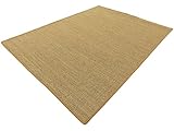 HEVO Salsa Design Sisal Teppich Honig mit klassischer Kettelkante 200x250