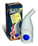 SaltPipe Salzpfeife mini Salz Inhalator 2, Weiss mit Blauer Punkt, 180 g