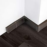 [DQ-PP] Innenecke 55mm PVC Wenge Laminatleisten Fussleisten aus Kunststoff PVC Laminat Dekore Fuß