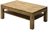 Robas Lund Couchtisch Massivholz Wohnzimmertisch Asteiche, Julian BxHxT 115 x 45 x 70