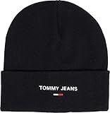 Tommy Jeans Herren TJM Sport Beanie-Mtze, Marineblau (Twilight Navy), Einheitsgröß