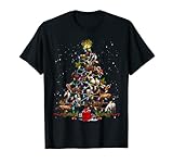 Pferde Weihnachten Weihnachtsbaum Geschenk Xmas Pyjama Pferd T-S