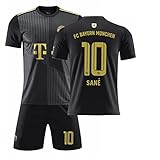 NYTYU Bayern Auswärtstrikot 2021/22, Fußballtrikot und Shorts, Fußballtrikot für Kinder, Jungen, Geschenke (Größe: 2XL, Farbe: Nr. 10)