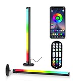 Smart LED Light Bar, RGB Ambient Lampe 2Pcs, Led TV Hintergrundbeleuchtung, LED Ambient Light, LED Play Light Bar, Gaming Lampe Sync Mit Musik, Steuerbar Via App, Für TV, PC, Sp