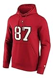 Fanatics - NFL Tampa Bay Buccaneers Gronkowski Name & Number Graphic Hoodie - Rot Farbe Rot, Größe XXL