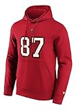 Fanatics - NFL Tampa Bay Buccaneers Gronkowski Name & Number Graphic Hoodie - Rot Farbe Rot, Größe XXL