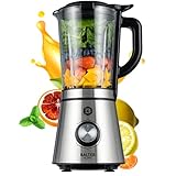 Balter MX-3 Premium Standmixer | 1.000W | 1.5L Glasbehälter | Smoothie Maker | BPA-freier Blender für Shakes, Smoothies, Eis, Küchen | Standmixer Edelstahl | spü