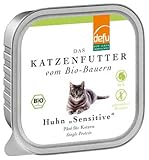 defu - Das Tierfutter vom Bio DEFU Katze Huhn Sensitive Pâté (6 x 100 gr)