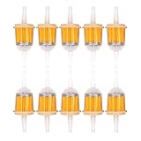 ZOEON 10 Stück Benzinfilter für Auto Motorrad Roller 6mm / 8