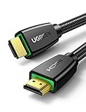 UGREEN HDMI Kabel 4K 60Hz UHD HDMI 2.0 Kabel HDR ARC 3D High Speed 18Gbps mit Ethernet vergoldet kompatibel mit TV Fernseher, Monitor, Blu-ray, PS5/PS4/PS3, Xbox Series S, Soundbar(2M)