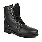 Yellow Cab Herren Guard M Y18055 Leder Stiefel Biker Boots Schuh : 41 Schuhgröße 41