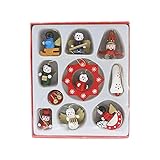 1Set Weihnachten Holz Handwerk Geschenkbox Anhänger Weihnachtsbaum Kinder Geschenkset Dekoration Holz Handwerk Geschenkbox Anhänger Weihnachtsbaum Kinder Geschenkset Dek