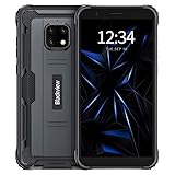Blackview BV4900S Outdoor Smartphone Ohne Vertrag, Android 11 Handy Octa-Core Prozessor 32GB (128GB Erweiterbar), 5.7 Zoll HD+ Bildschirm Outdoor Handy Dual SIM 4G LTE, IP69K, GPS, Face ID