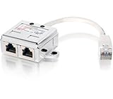 Unbekannt Anschlussverdoppler Cat. 5e (RJ45 Stecker - 2X RJ45 Buchse) (2 Stück)