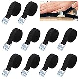 FILWO 10Stück Bindegurt Festbinden Zurrgurte Zurrgurte mit Klemmschloss Passend für Fahrradträger, Kofferraum und Vielseitig