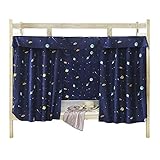 Studenten Schlafsaal Etagenbett Privatsphäre Vorhänge Einzelbett Schatten Tuch Home Decor Verdunkelungs-Panel staubdicht für Uni S