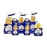 PASTA CAVALIERI VERKOSTUNGSBOX 6 PACKS PASTA VON 500 g SPAGHETTONI - RUOTE PAZZE - RIGATONI - MEZZE MANICHE - LINGUINE - FUSILLI DURUM WEIZEN SEMOLINA PASTA - HANDWERKERPRODUKT VON SALENTO (6 x 500 g)