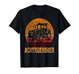 Landwirt Geschenk Bauernkind Vintage Retro Ackerdemiker T-S