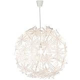 Design Pendel Leuchte Schlaf Zimmer Decken Hänge Lampe Blüten Strahler weiß Globo 15024