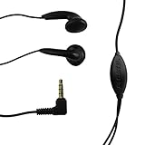 emartbuy Genuine Alcatel Schwarz 3.5 mm Stereo Kopfhörer mit Mikrofon Geeignet Für Alcatel Pop 3 (5.5), Pop 3 (5.0), Flash 2, Idol 3C, Pop Star & Pop Up in Großhandlespackungaging