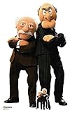 Star Cutouts Ltd SC1566 Statler und Waldorf Pappaufsteller in Lebensgröße mit gratis Mini-Aufsteller, perfektes Fotogeschenk für Fans, Sammler, Familie und Freunde, Mehrfarbig