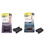 Scholl EXPERTCARE Ersatzrollen für die Ferse – Nachfüller für die elektrischen Hornhautentferner von Scholl – Mit Diamantpartikeln – 2 Rollen & Velvet Smooth Ersatzrollen Ultra Stark – 2 R