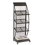 guoqunshop Bücherregale Bücherregal Multi-Layer-Vertikal Buch Zeitungsständer Werbung Einzelne Seite Display Rack Eisen Storage Rack Reg
