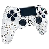 Wireless Controller für PS4 Slim/PS4 Pro, USB Controller für PC, Bluetooth Remote Gamepad Joystick mit USB, Joypad mit Dual Vibration Plug and Play für Windows/Android, TV-Box Joystick
