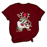 Weihnachten Damen Oberteile sexy Sale musselin Shorts Damen Pulli gestrickt Damen Pullover frühling t Shirt Damen Kurzarm Tshirt Damen Langarm Bluse Damen elegant Spitze Hemd Jack