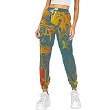 Pluderhose Damen Leinen Weitem Bein Casual Hose Einfarbig Freizeithose Strandhose GroßE GrößEn Loose Fit Caprihose Pumphose Leicht Elegant Stoffhose Palazzo Hose Aladinhose Langehose mit T