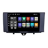 Android Autoradio Mit Navi Bluetooth 9 Inch Bildschirm Freisprecheinrichtung Für Benz Smart Fortwo 2 2010-2015 2 Din Autoradio Stereo Multimedia Bluetooth Player GPS (Color : V3 Por 6G+128G)