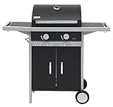 tepro Gasgrill Tiverton, 2 Edelstahl-Brenner je ca. 3,5 kW, Grillfläche: ca. 51 x 37,5