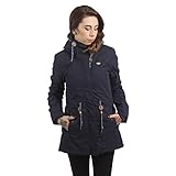 Ragwear Damen Wintermantel Parka Monadis, Navy, XXL