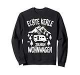 Echte Kerle Ziehen Wohnwagen Camping Urlaub Berge Natur Sw
