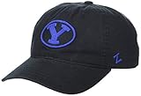 Zephyr NCAA BYU Cougars Unisex Concord Relaxed Hat, Black, Adjustab