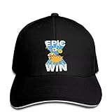 OEWFM Baseball Cap Epic Win Adventure Time Anime Herren Hund Funny Cartoon Printed Casual Snapback Hut Peaked Sportdruck Sonnenhut Geschenk