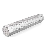 FORMIZON Smokerröhre Räucherröhre, Rostfrei Räucherbox 31cm aus 304 Edelstahl, Raucherzeuger Röhren Generator zum Kalträuchern und Smoken, Kaltrauch-Erzeuger G
