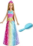 Barbie FRB12 Dreamtopia Regenbogen-Königreich Magische Haarspiel-Prinzessin (Blond)