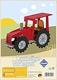 Laubsägevorlage aus Sperrholz Motiv Trak