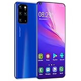 JBNJV Smartphone, 7,2 Zoll Fullview Display, 4GB RAM + 64GB ROM, 5G Handy ohne Vertrag, Kameras 32MP+16MP, 5000mAh Battery, Android 10, Dual SIM, Fingerabdruck/Face ID