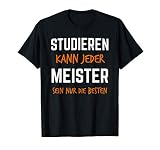 Meister 2021 Meisterprüfung Bestanderen Prüfung Geschenk T-S