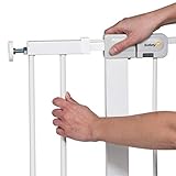Safety 1st Treppenschutzgitter Verlängerung für Safety 1st Flat Step, Quick Close ST, Quick Close Plus, Auto Close, Easy Close Deco und Easy Close Metal, 14 cm, weiß